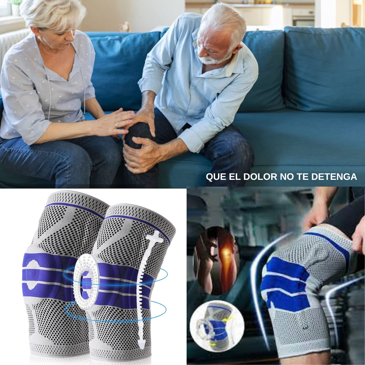 Rodillera Deportiva Transpirable. AirFlex.